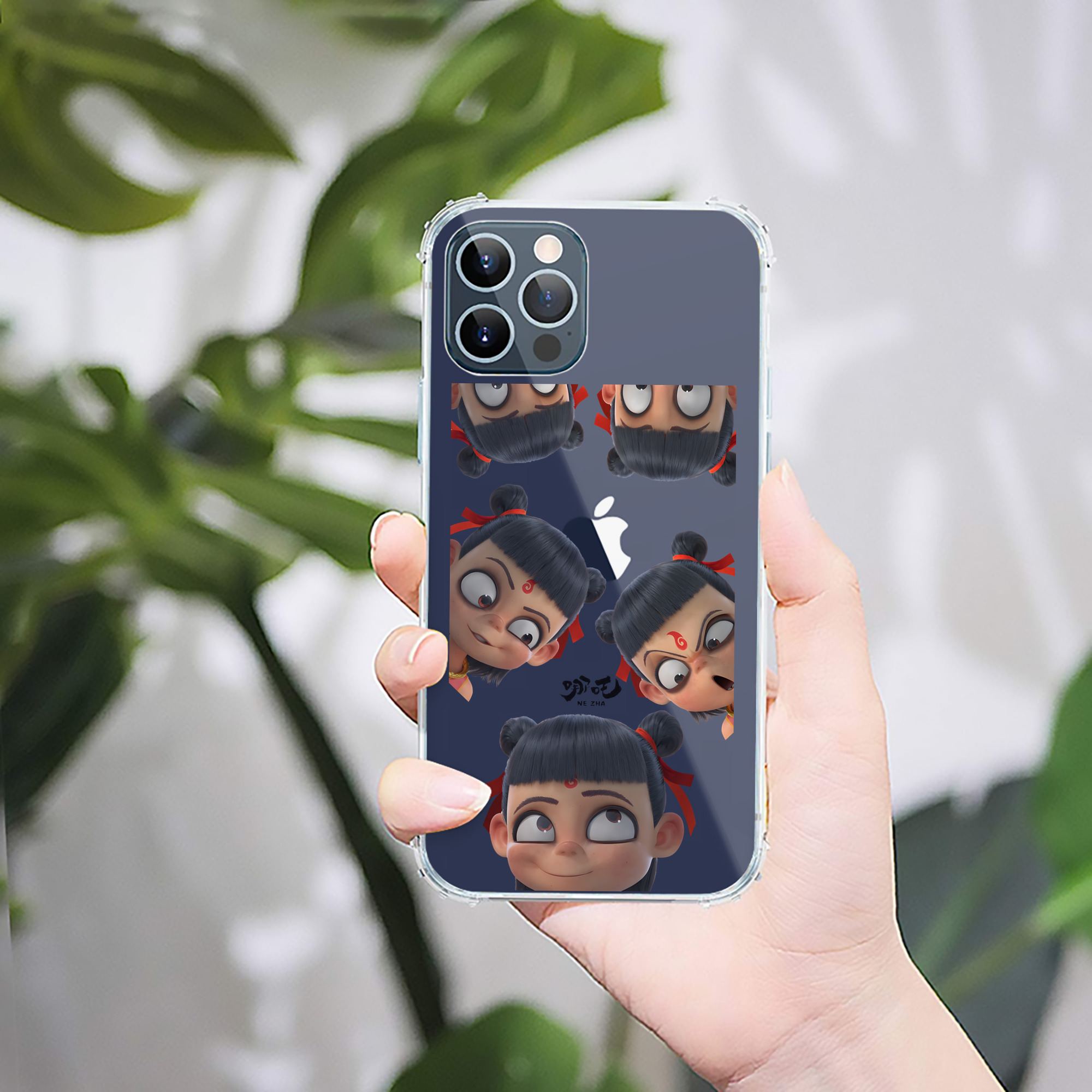 （画像用） Ne Zha 2 ナタ 魔童の大暴れ 【iPhone 12シリーズ対応】透明スマホケース（クリアソフトケース）